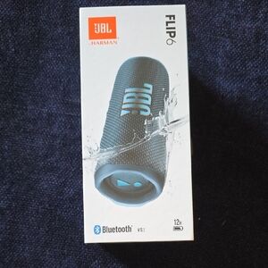 JBL Flip 6 Portable Bluetooth Speaker - Light Blue Accent